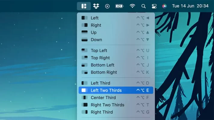 Ứng dụng thanh menu Mac – Hand Mirror