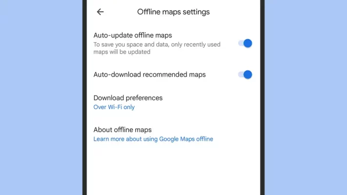 Trick Google Maps 9: Cập nhật bản đồ khi offline