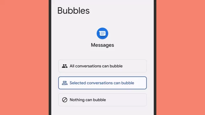 Thủ thuật Google Messages 2: Bong bóng chat