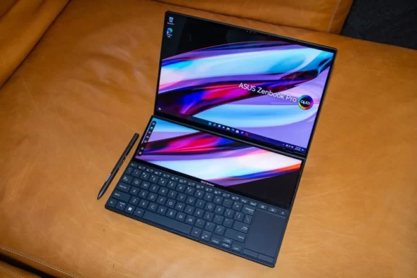 Laptop Dual-Screen tốt nhất – Asus Zenbook 14 Duo OLED