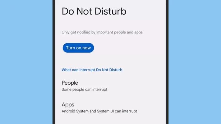 Lối tắt Android 3: Không làm phiền – Do not Disturb