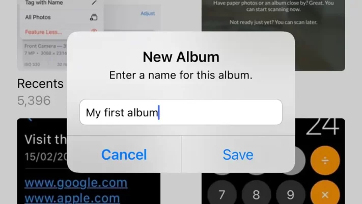 Tạo 1 vài album cho kho ảnh iPhone của bạn