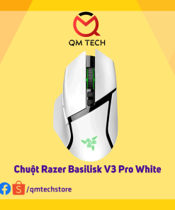 Chuột Gaming Razer Basilik V3 Pro White Wireless